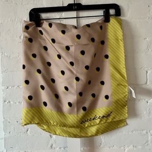 Like-new silk scarf with dots